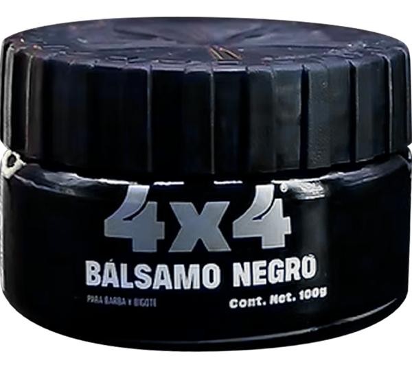 Cera Balsamo Barba Bigote Cubre Canas Color Negro 4x4 100grs image number null