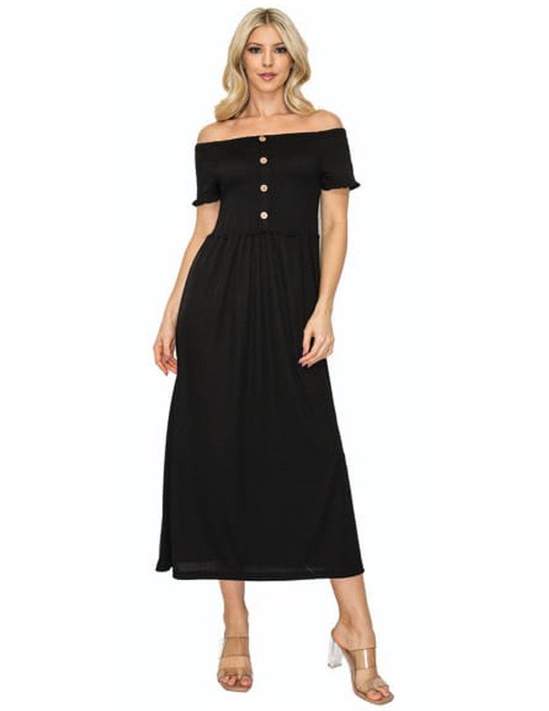 PAQUETE 10 PIEZAS VESTIDO LARGO CON HOMBROS DESCUBIERTOS image number null