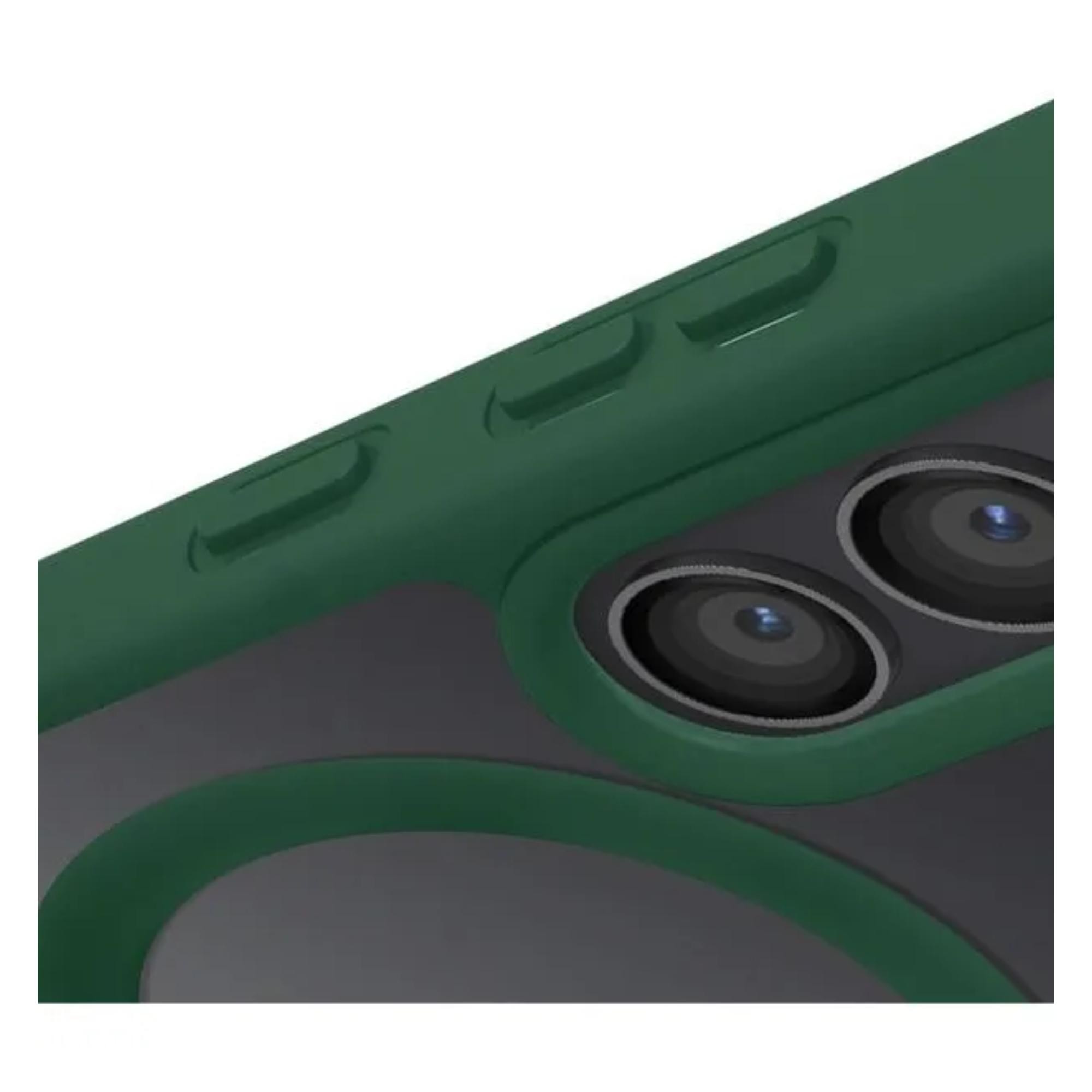 Funda Transparente Case Color Verde Para Samsung Galaxy Compatible Con Magsafe Protecci&oacute;n Elegante Y Funcional image number null