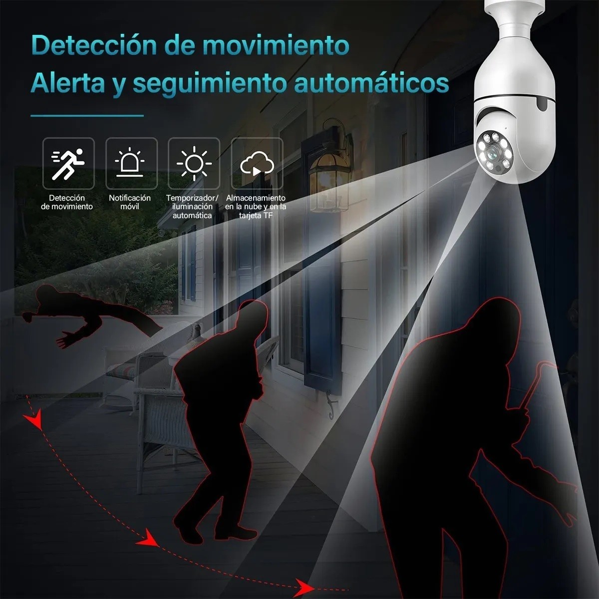 C&aacute;mara De Seguridad Wifi Exterior/interior Ip 3mp Con Alexa image number null