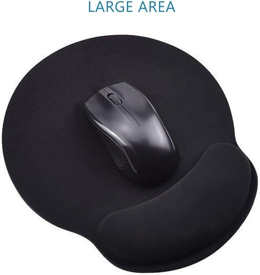 TEKXDD Mouse Pad, Alfombrilla de Rat&oacute;n Ergonomic, Base de Goma Antideslizante Mousepad, Gel Coj&iacute;n de Reposamu&ntilde;ecas para Oficina, Computadora, Computadora Port&aacute;til, Hogar, Juegos. image number null