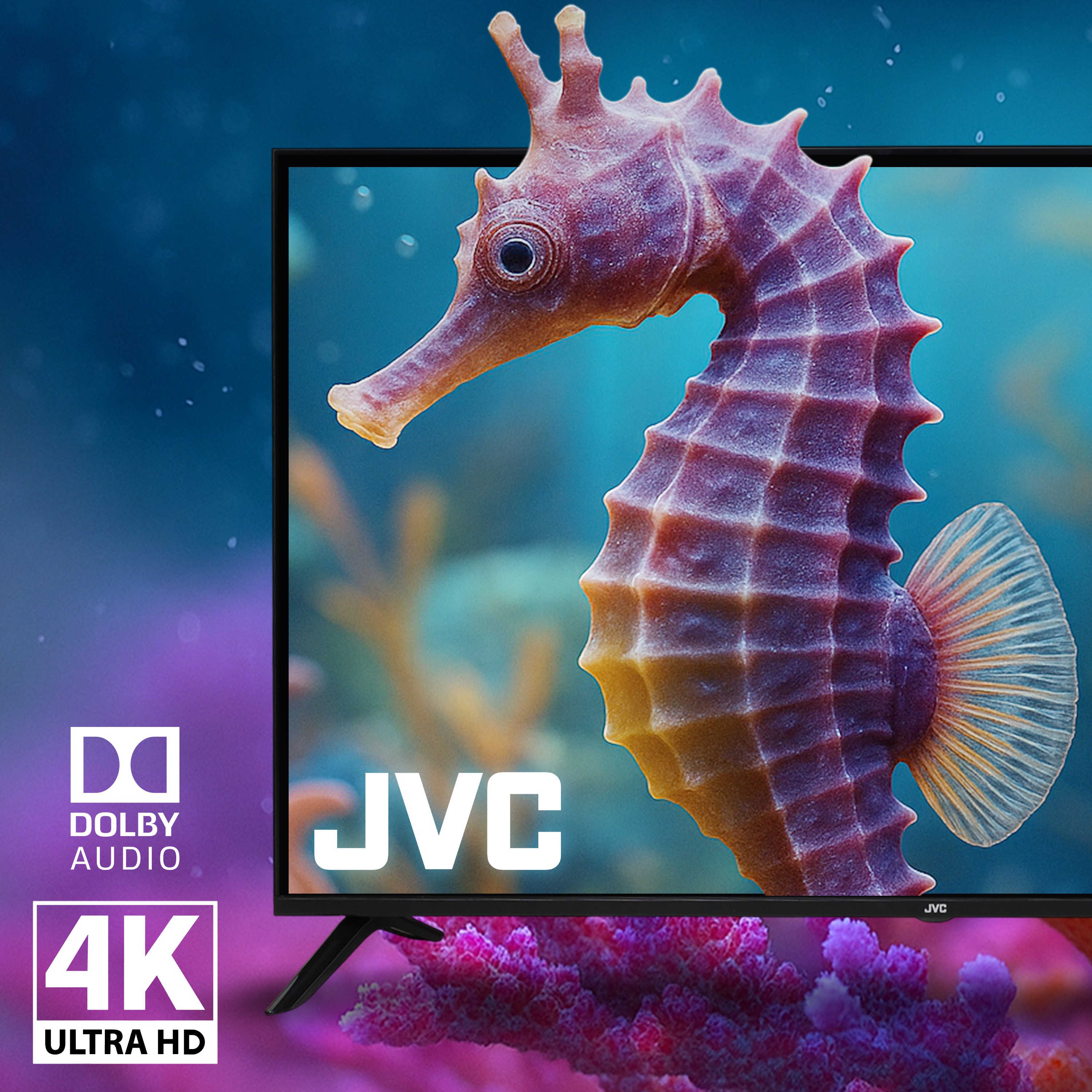 JVC Pantalla Smart TV 50 Pulgadas 4K UHD LED Frameless Roku TV Netflix YouTube Prime Video Modelo SI50URF image number null
