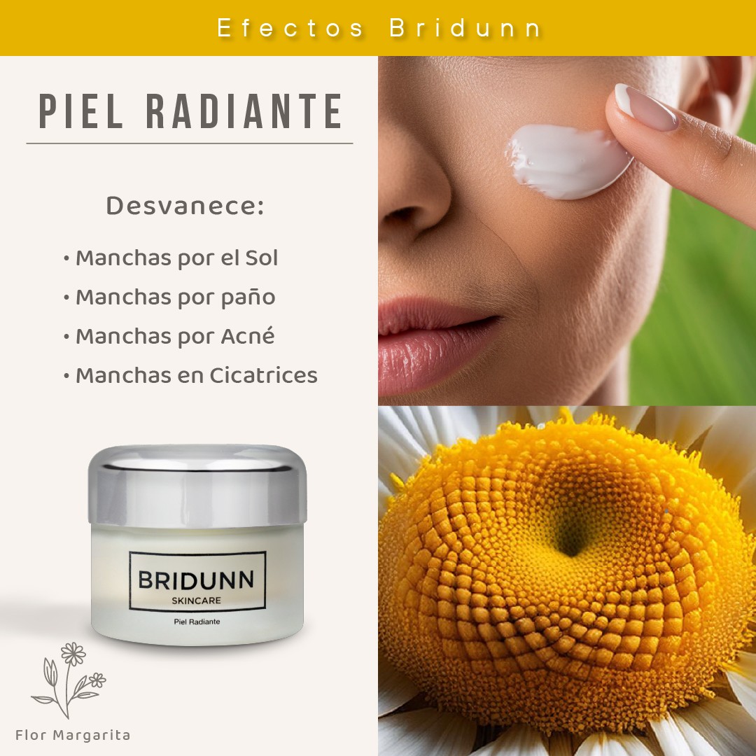 Crema Despigmentante Facial Natural BRIDUNN Manchas Oscuras Quita Hiperpigmentaci&oacute;n image number null