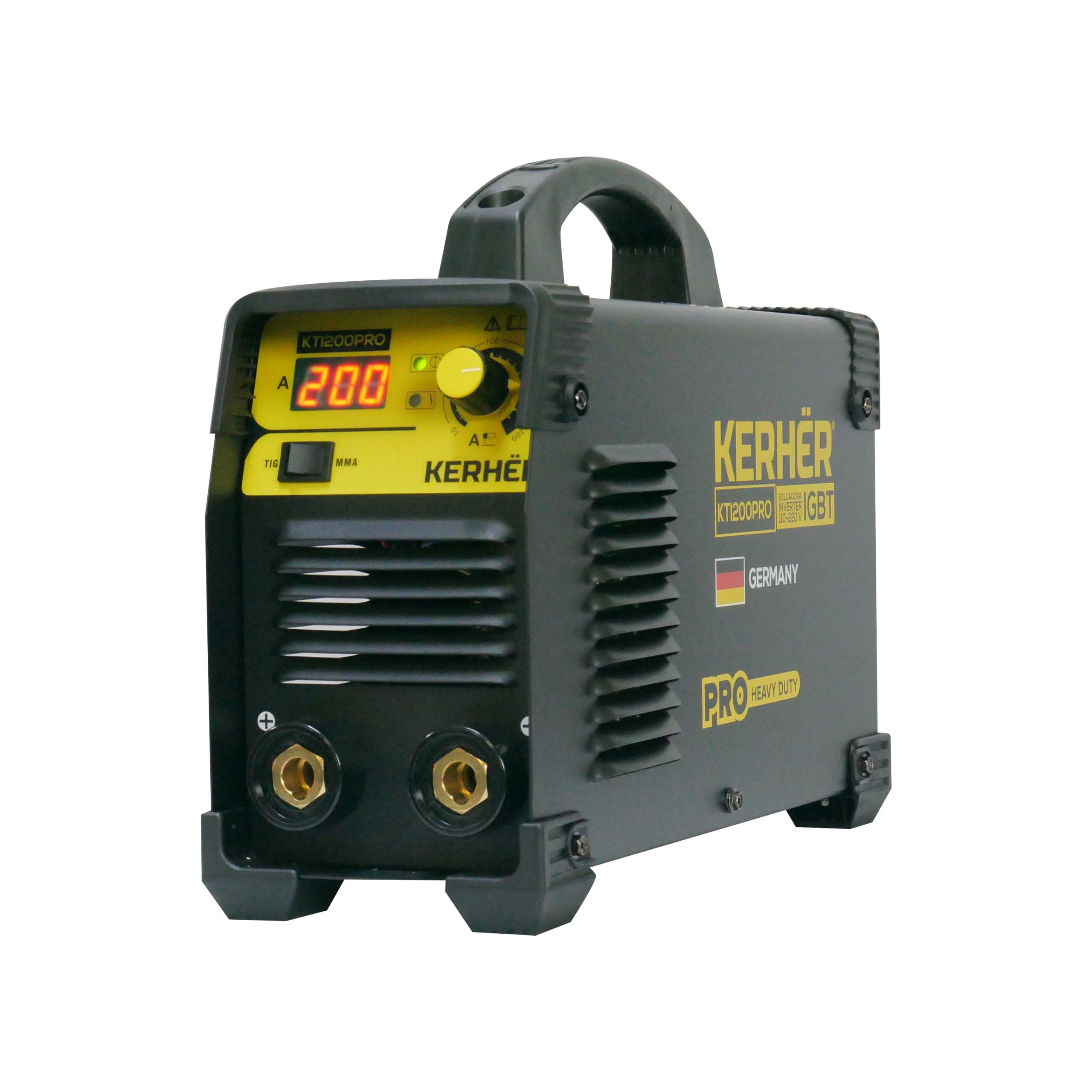 SOLDADORA INVERSORA KERHER KTI200PRO TIG/MMA 200A 110/220V image number null