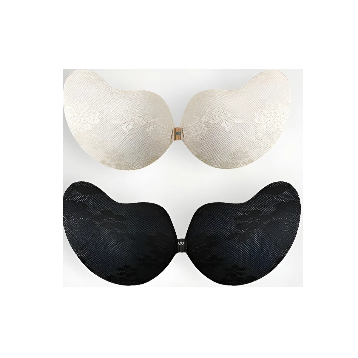 Brasier Strapless Invisible, 2 Unidades Negro y Nude D38 image number null