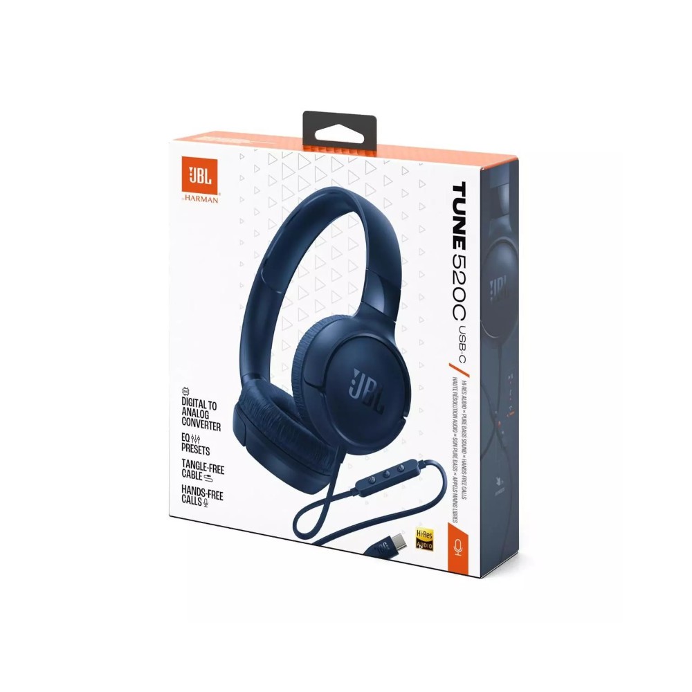 Aud&iacute;fonos Jbl Tune 520c Al&aacute;mbricos Con Manos Libres Azul image number null