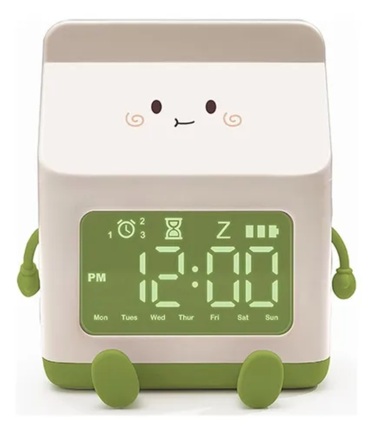 Reloj Despertador Digital Con Temporizador Y Alarmas Verde image number null