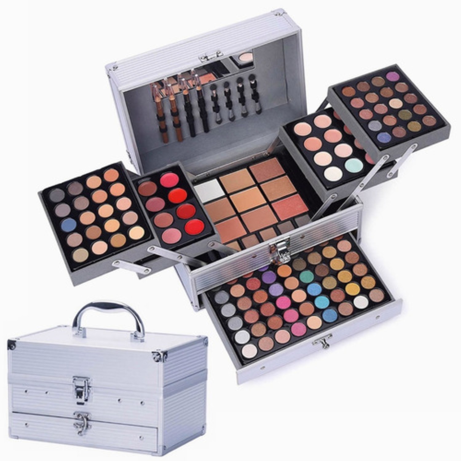 Miss Rose 190 - Kit De Maquillaje Estuche Gris image number null