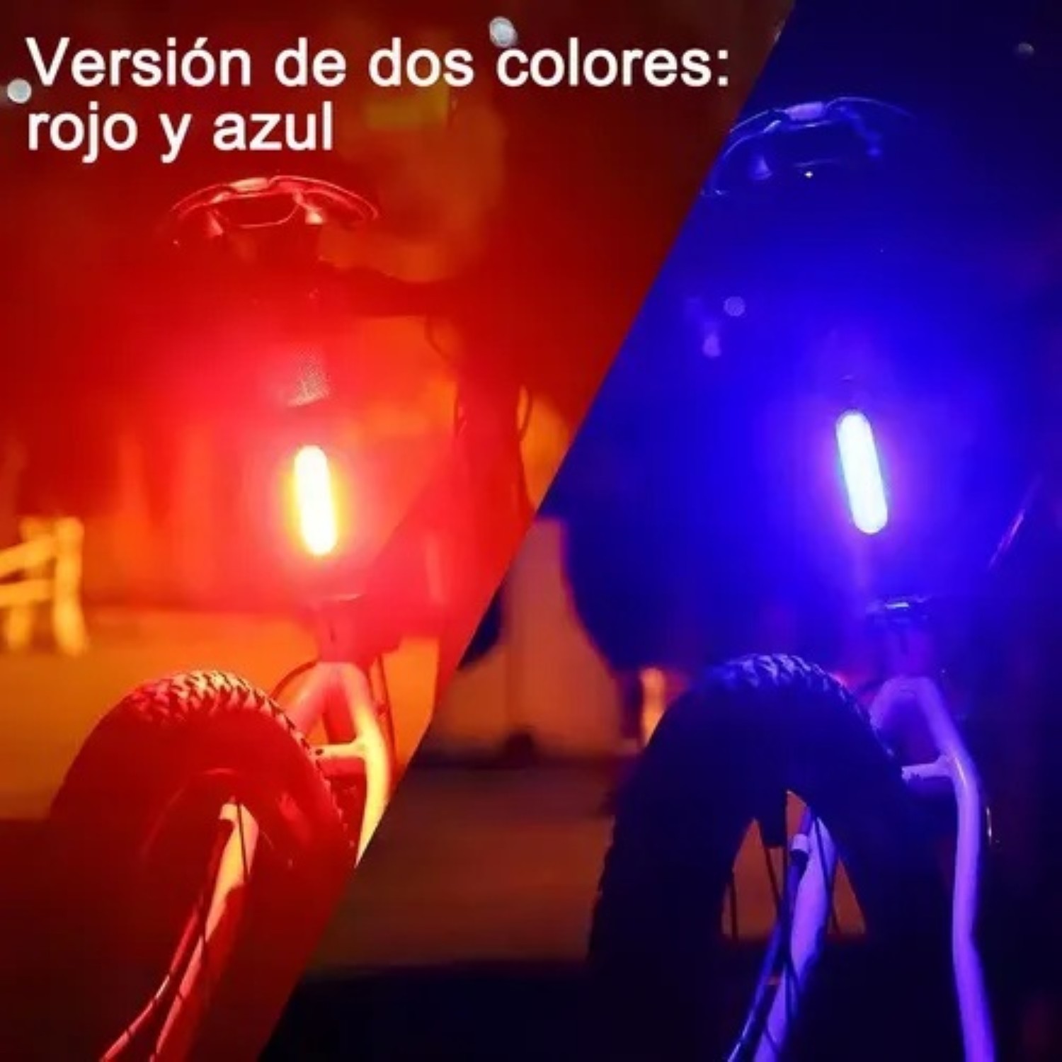 2pz Luces Usb Recargable Led Estrobo Para Bicicleta 5 Modos image number null