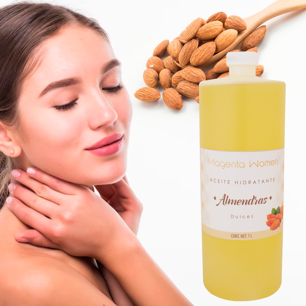 Aceite De Almendras Dulces Excelente Calidad 1 Litro image number null