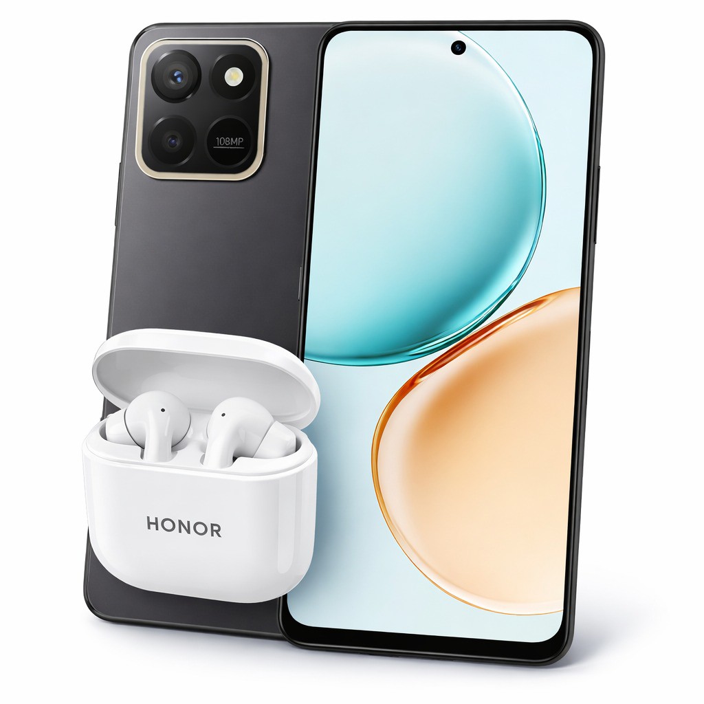 Honor X7d 5G 256Gb (AUDIFONOS DE REGALO) Color Negro Nuevo Libre. image number null