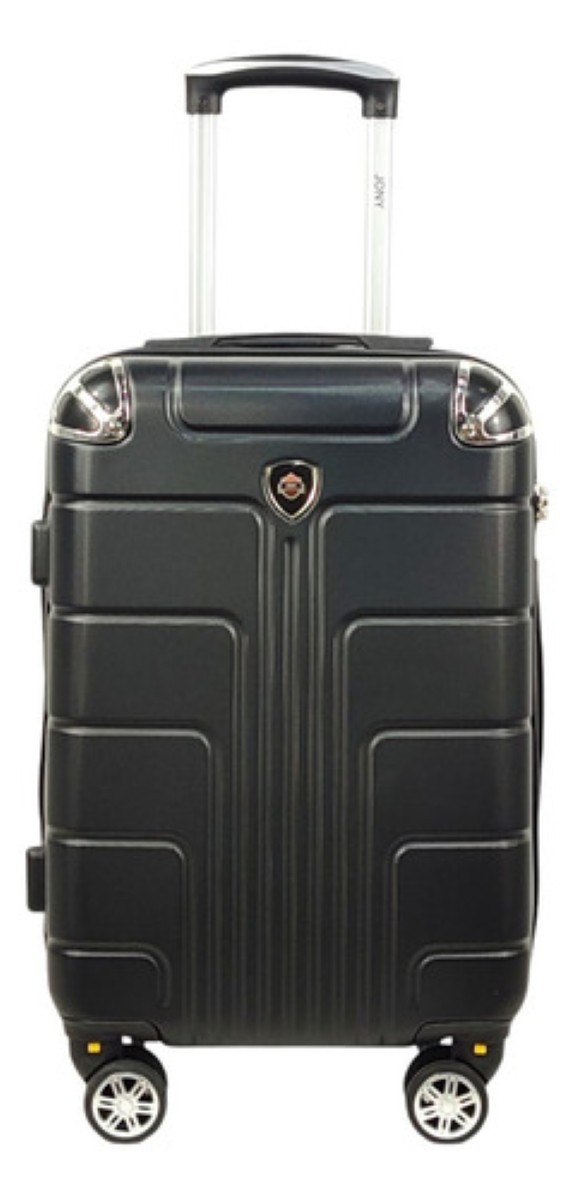 Maleta 10 Kg Cabina C/candado De Seguridad Doble Llanta Negro image number null