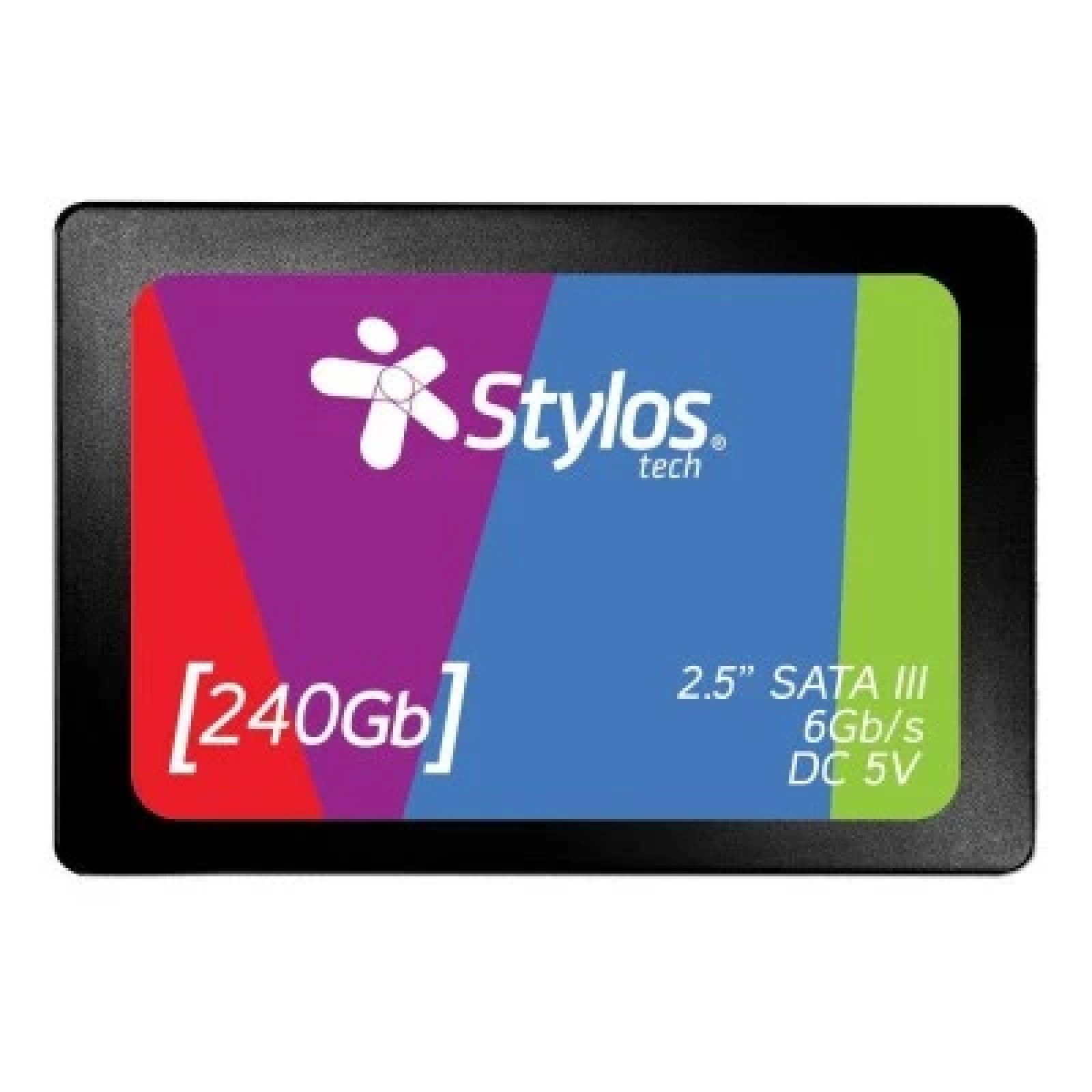 SSD Stylos STMSSD2B, 240GB, 2.5", 460MB/s Escritura, 520MB/s Lectura, SATA III image number null
