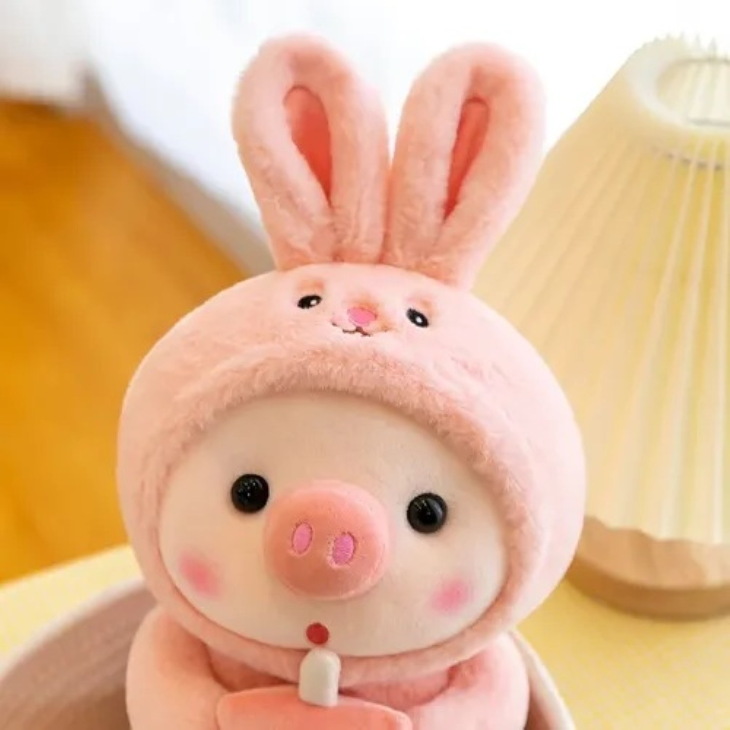 Peluche De Cerdito 25 cm Rosa image number null