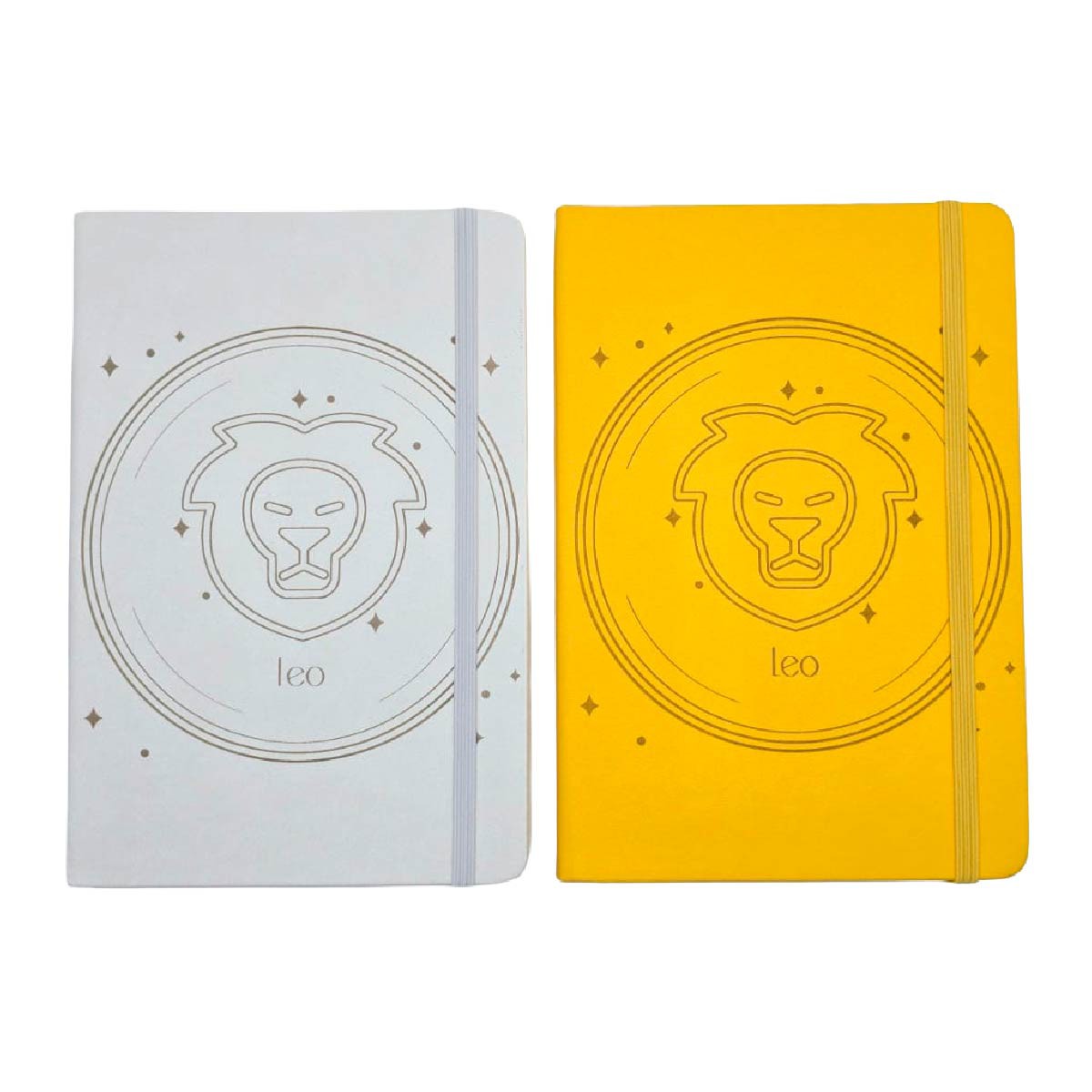 Set de 2 libretas de pasta dura Signo Leo image number null