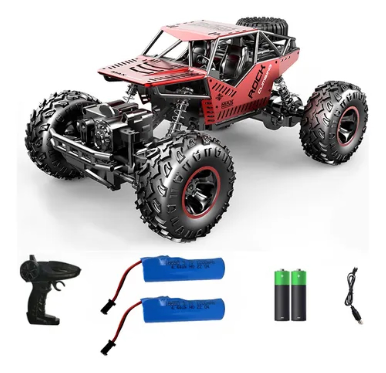 Juguete Control Remoto 4x4 rojo image number null