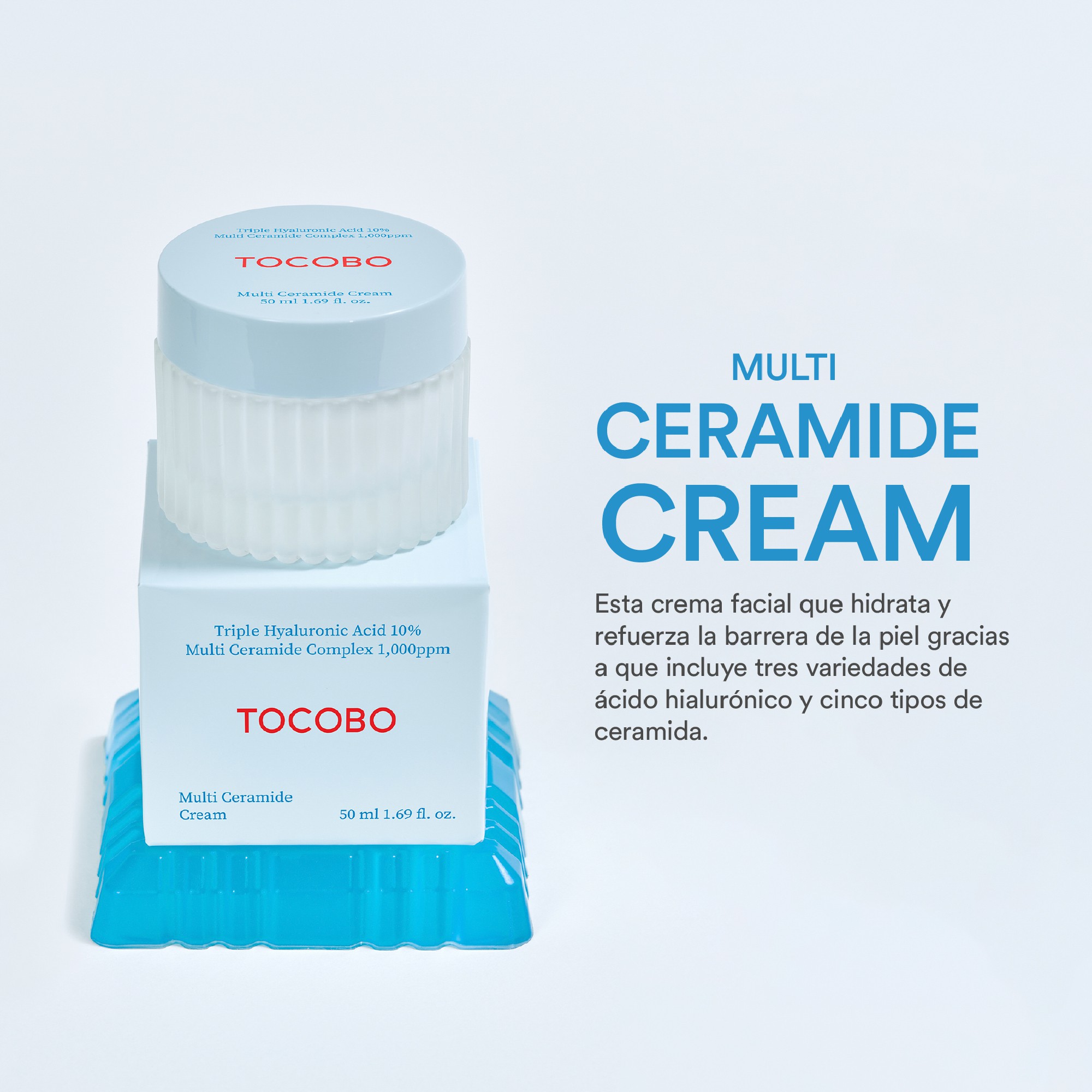 TOCOBO - Kit Hidratante Facial Coreano Glow & Moist Trio | Esencia Bifida, Crema Ceramidas y B&aacute;lsamo Labial Hidratante image number null
