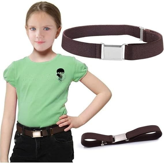 Kids Buckle Belt Kid Adjustable Elastic Belt Boy Stretch Belt for Children Boys Girls. image number null