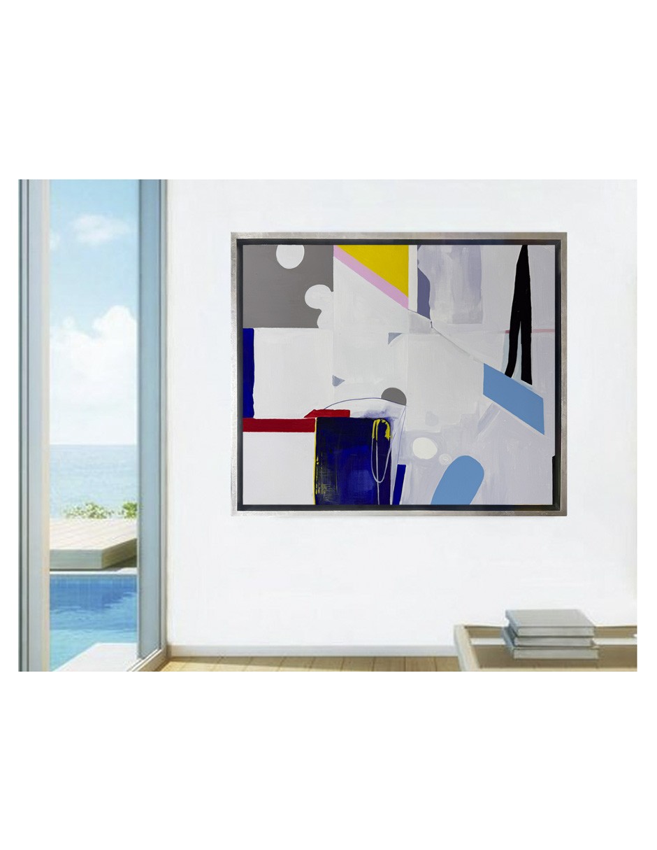 Hermoso cuadro decorativo pintado totalmente a mano image number null