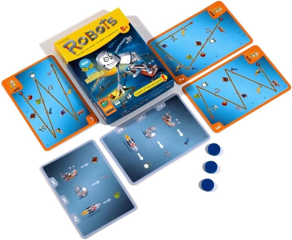 Pandasaurus Games Robots Juego Cartas de 2 a 6 Jugadores image number null