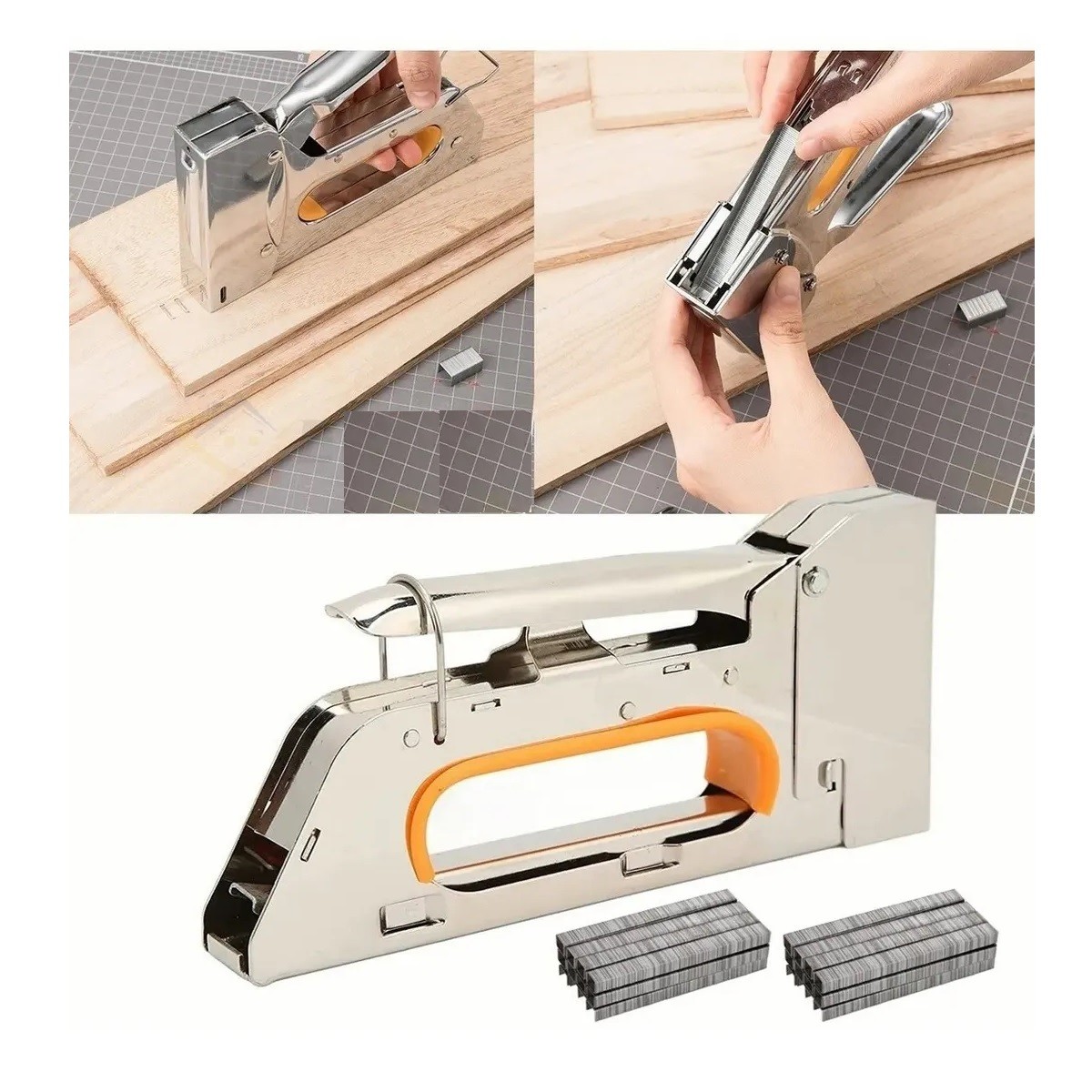 Engrapadora Tipo Pistola Para Tapiceria Con 4800 Grapas image number null
