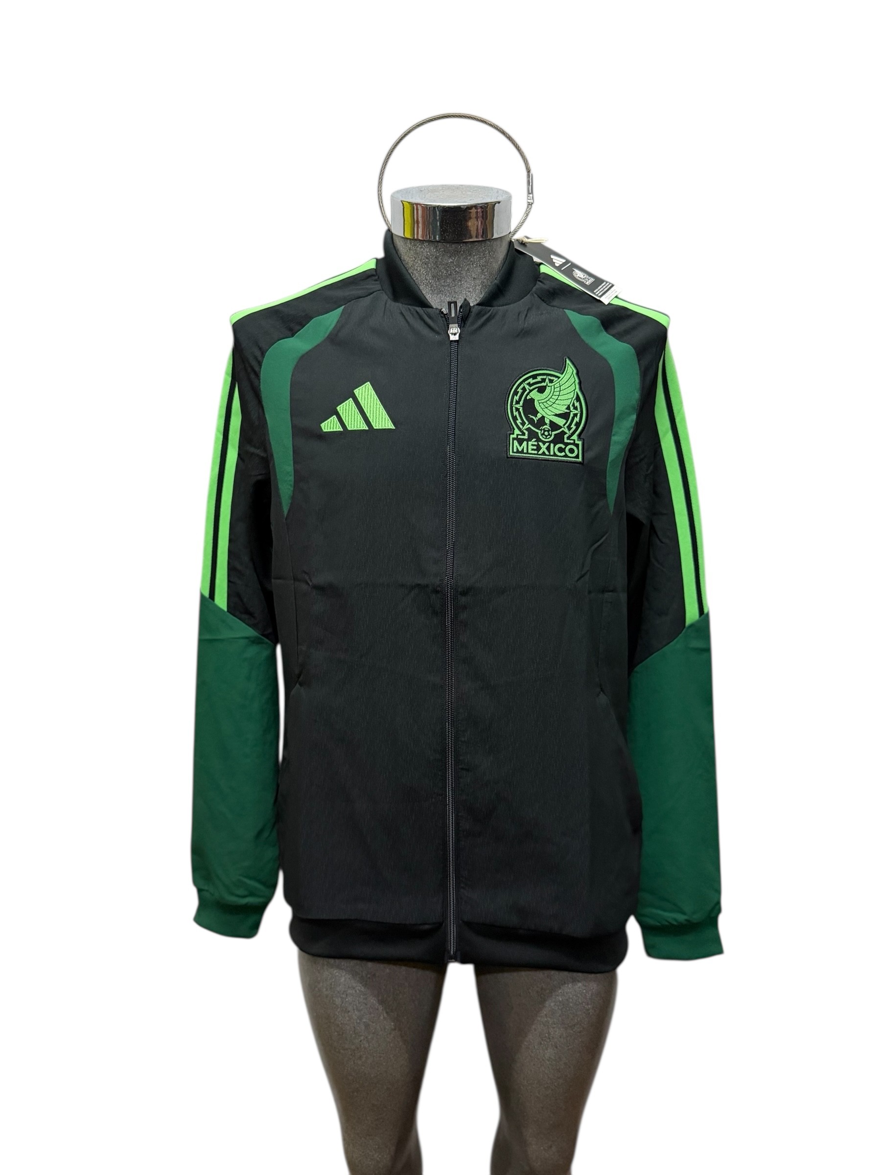Chamarra Rompevientos Original Adidas Selecci&oacute;n Mexicana mundial 2026 KB0816 image number null