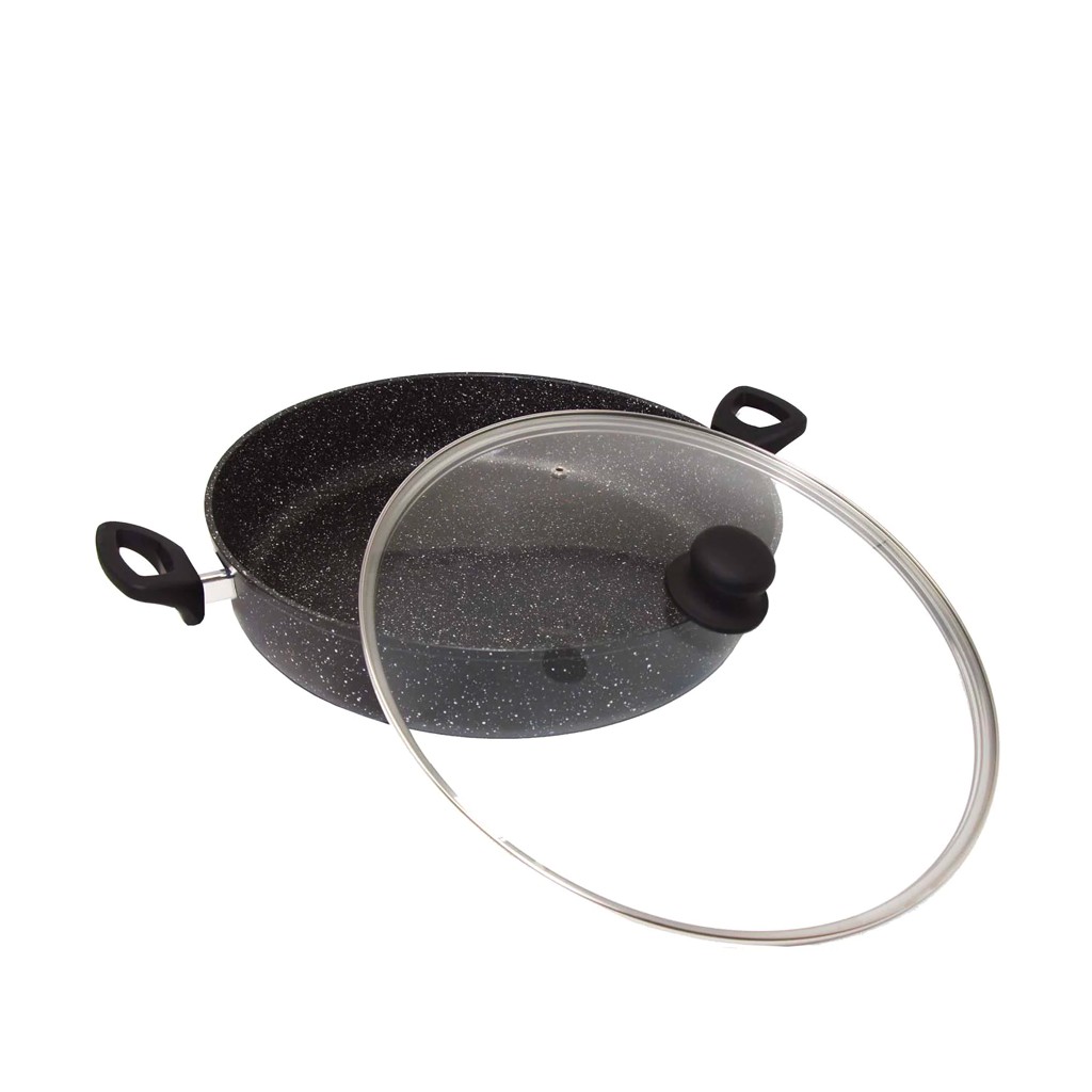 Westinghouse Arrocera Antiadherente de M&aacute;rmol Negro 28 cm / 3.7 L (WCCC0009L28MBB) image number null