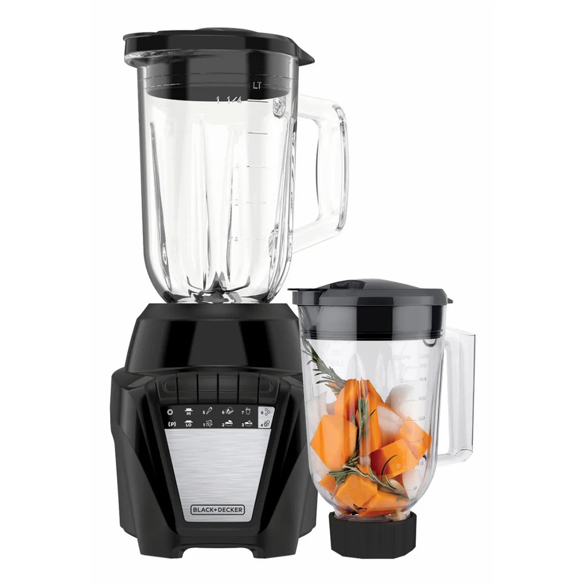 Licuadora Black & Decker BL0876-3BDLA Vaso Vidrio 700W + Vaso Plastico Negro SYP-Y4 image number null