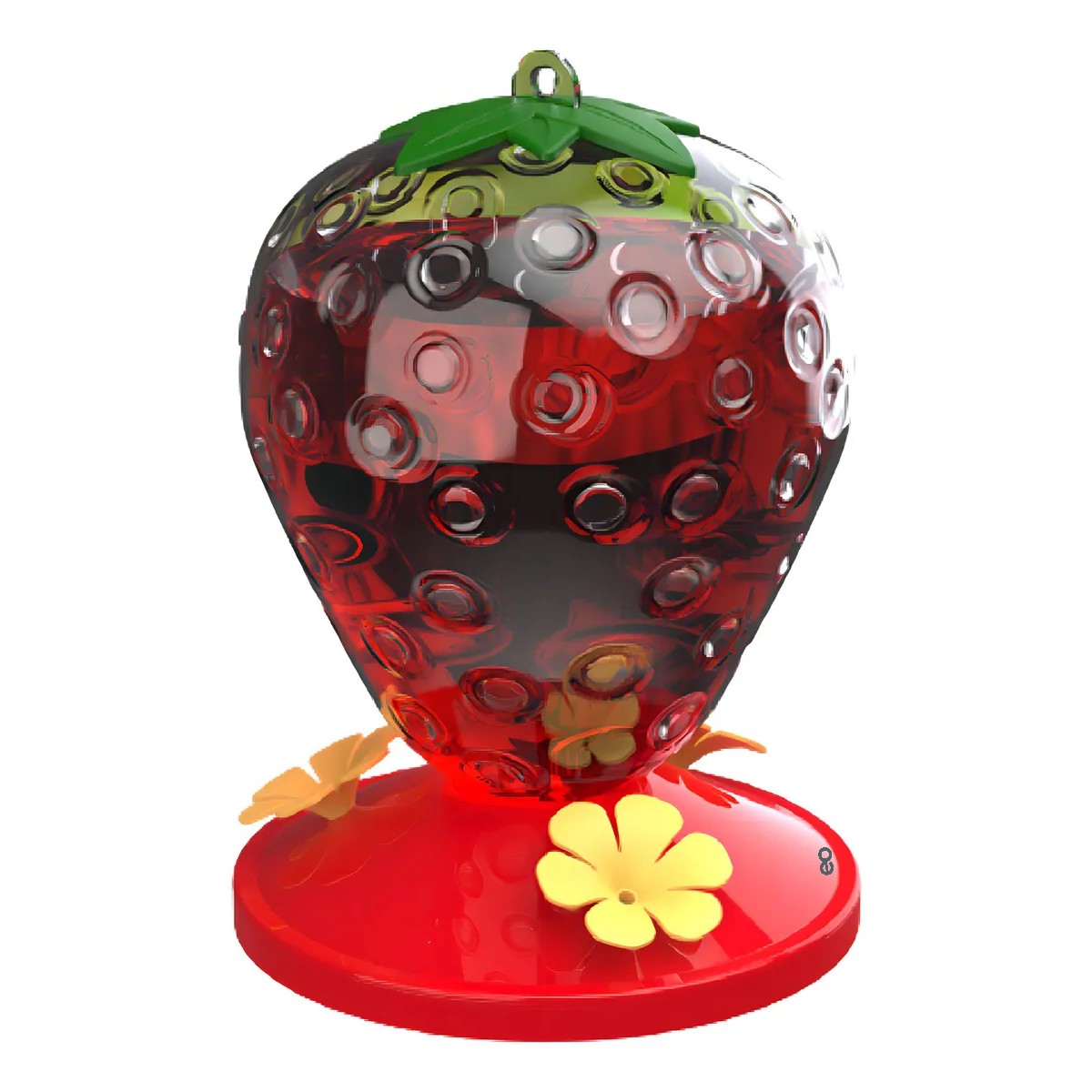 Bebedero Colibri 500 Ml Alimentador Colibries Colgante Color Transparente / Fresa image number null