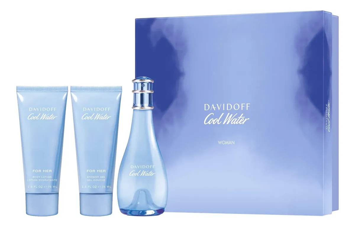 Davidoff Cool Water Eau de Toilette set de dama 3 piezas image number null