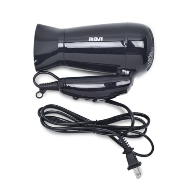 SECADORA DE CABELLO RCA 1200 W NEGRA image number null