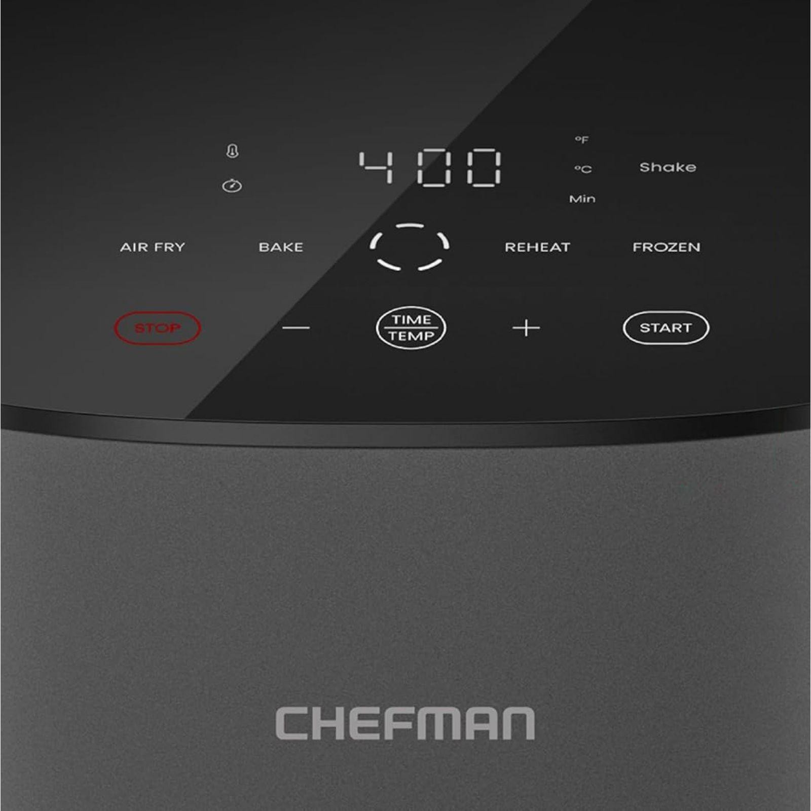 Freidora de Aire Chefman Turbox 4.7 Litros Negra RJ38-5T-MX image number null