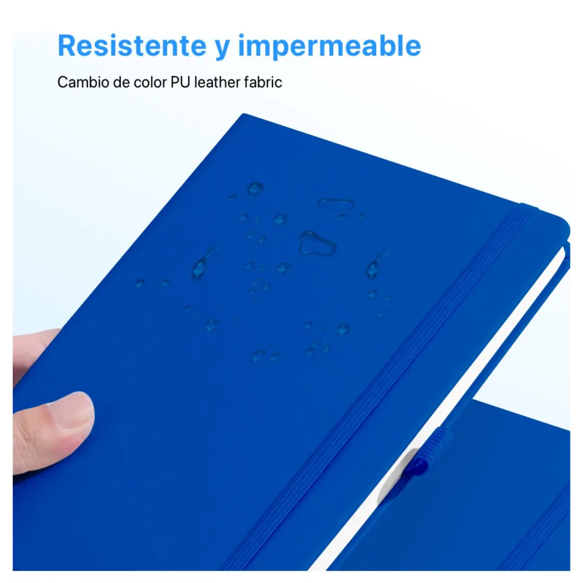 Libretas De Poliuretano 3 Piezas Color Azul image number null