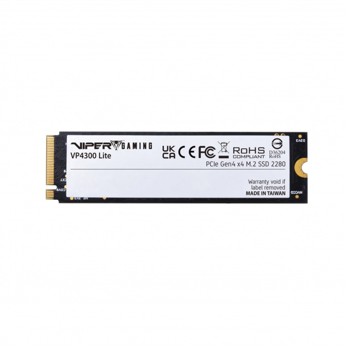SSD Patriot VP4300 Lite NVMe, 4TB, M.2, 6000 MB/s Escritura, 7400 MB/s Lectura, PCI Express 4.0 image number null