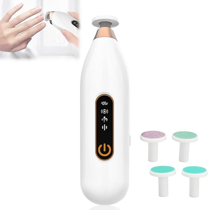 A Corta&uacute;&ntilde;as para beb&eacute;, Taladro El&eacute;ctrico para Lima de U&ntilde;as para beb&eacute;, Mini Molinillo El&eacute;ctrico Port&aacute;til de bajo Ruido para beb&eacute; con Luz Nocturna, Kit de Molinillo de Lima de U&ntilde;as Seguro para Reci&eacute;n. image number null