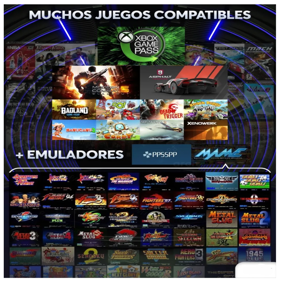 Control Gamepad Mando Bluetooth Android Pc Con Soporte, Negro y rojo image number null