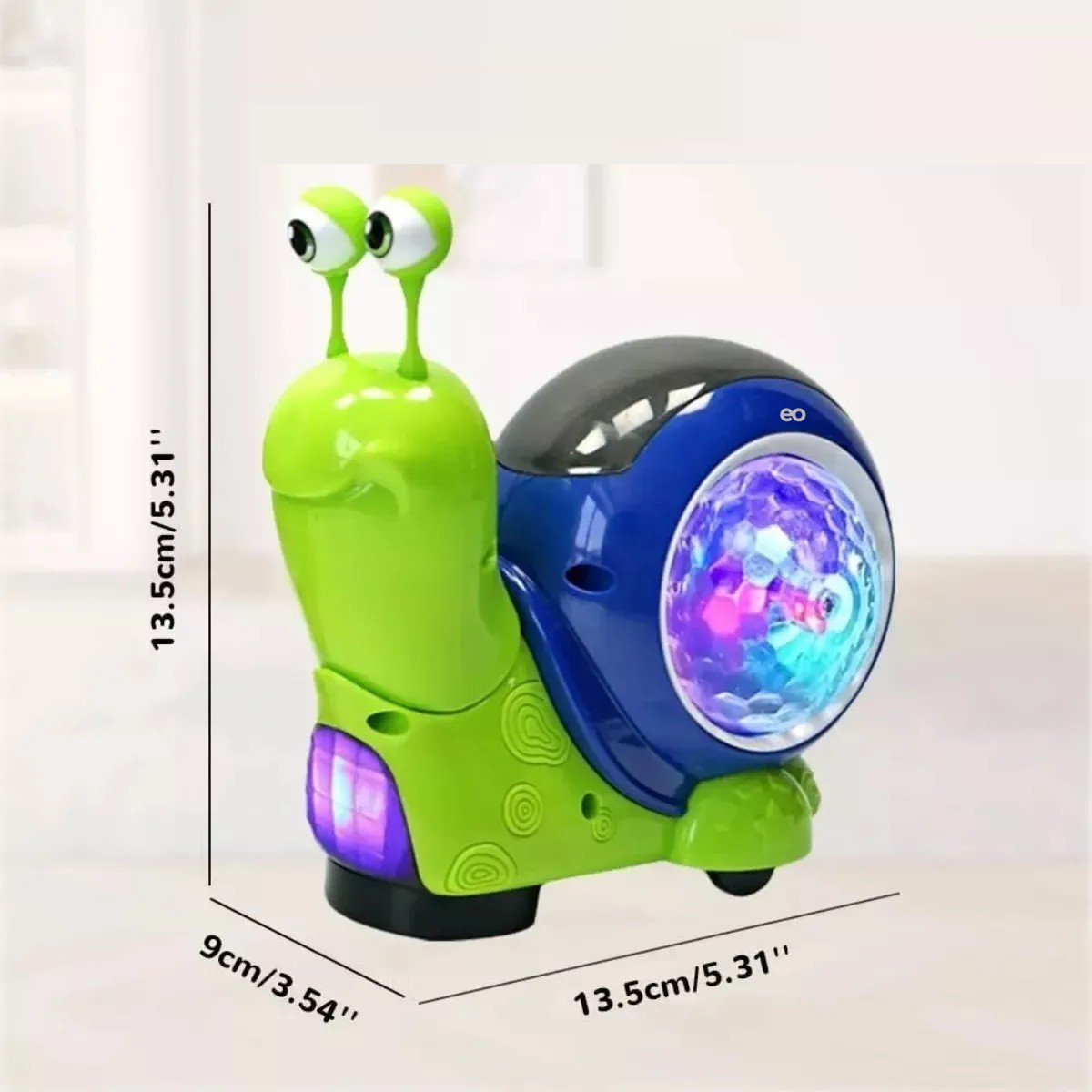 Juguete De Canto De Caracol Que Se Arrastra Con M&uacute;sica Iluminada image number null
