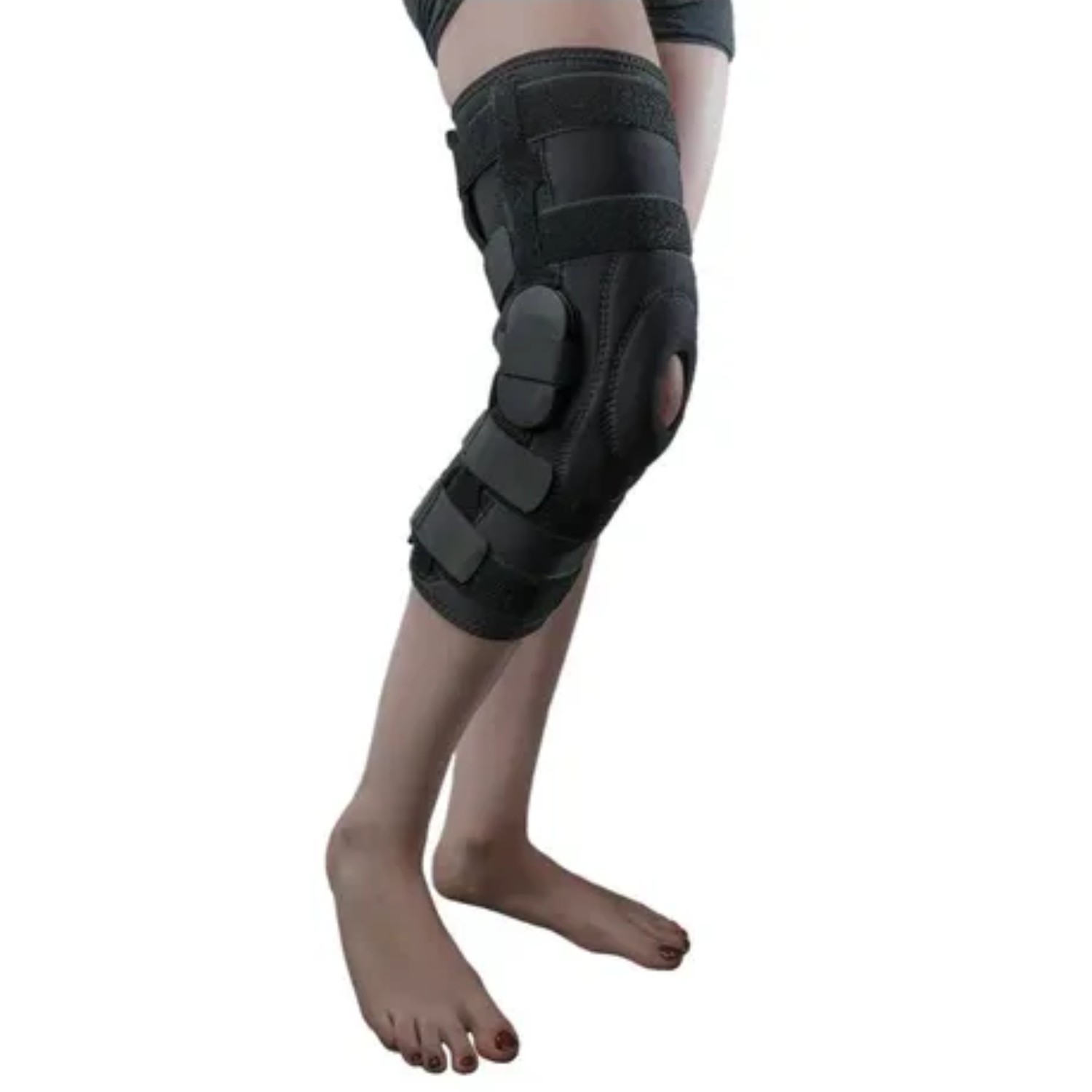 Rodillera Articulada Rom Post Operatoria Graduada Ajustable image number null