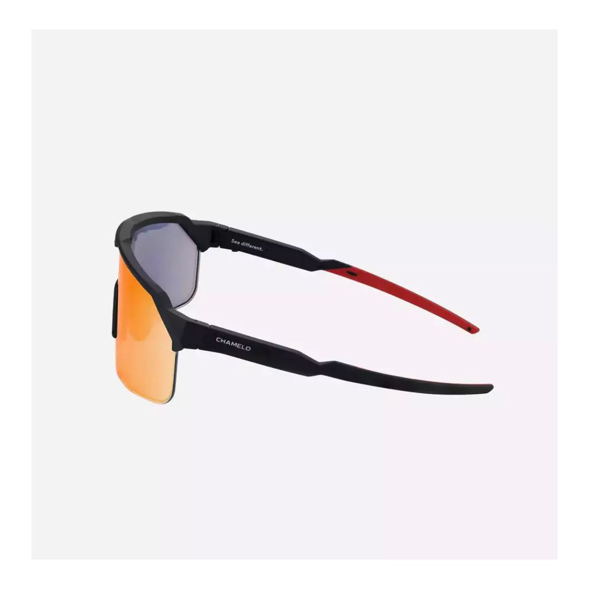 Lentes Deportivos Chamelo Shield Fotocrom&aacute;ticos Doble Tinte Autopilot Ajuste Manual UV400 Negro image number null