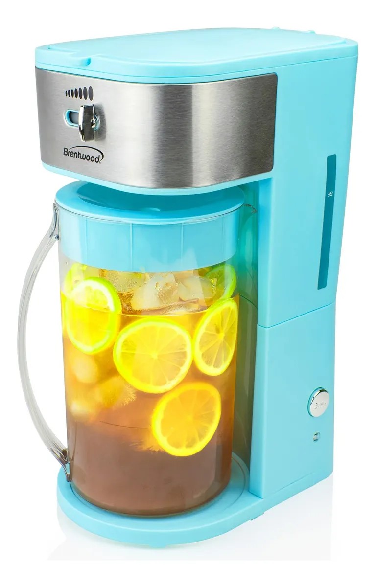 Maquina Para Caf&eacute; Y T&eacute; Helado Filtro Reutilizable 1.8 L Brentwood Kt2150bl Azul image number null