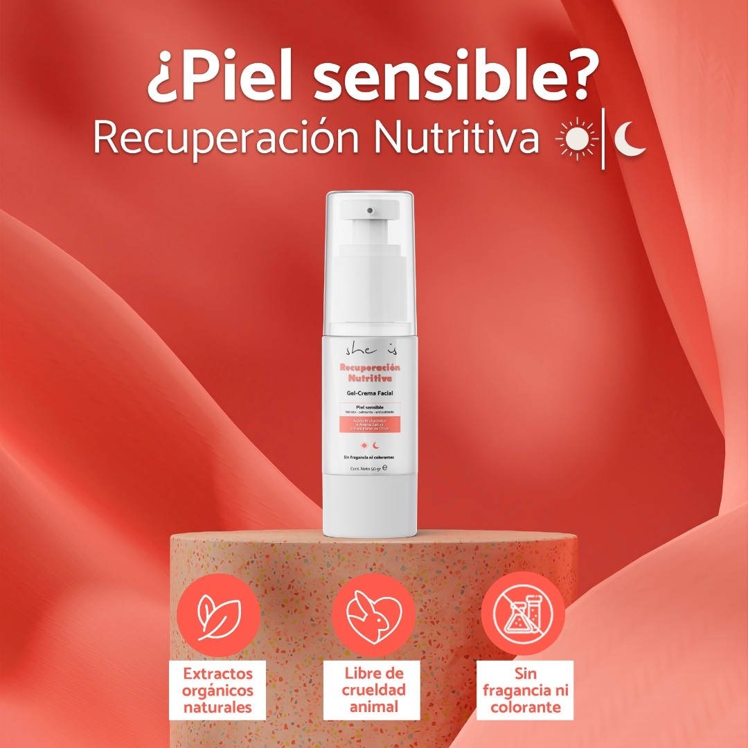 Set Facial para Piel Sensible She is skincare (2 productos) image number null