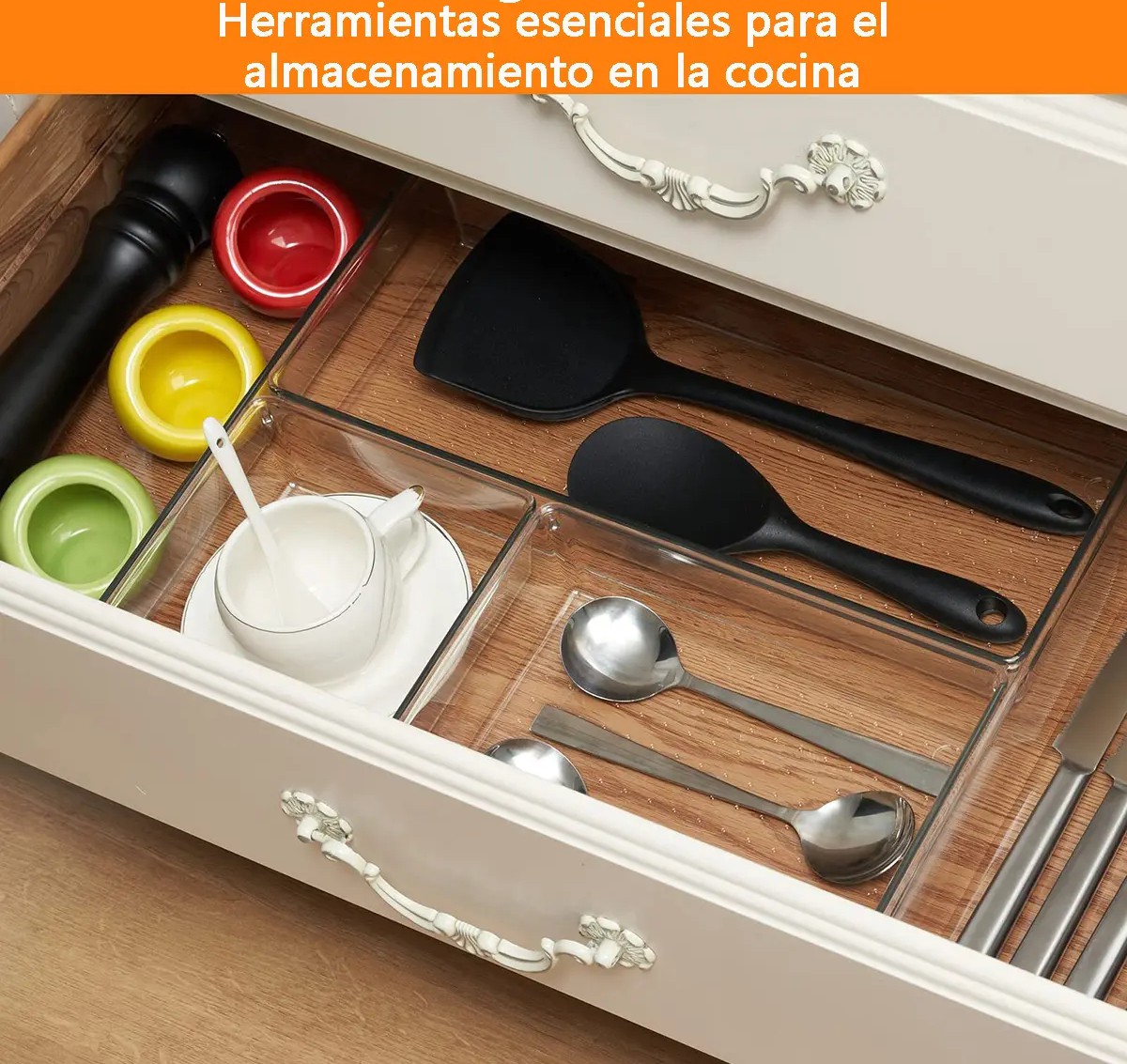 Organizador De Cajones Joyas Maquillaje 16 Pzas De Pl&aacute;stico image number null