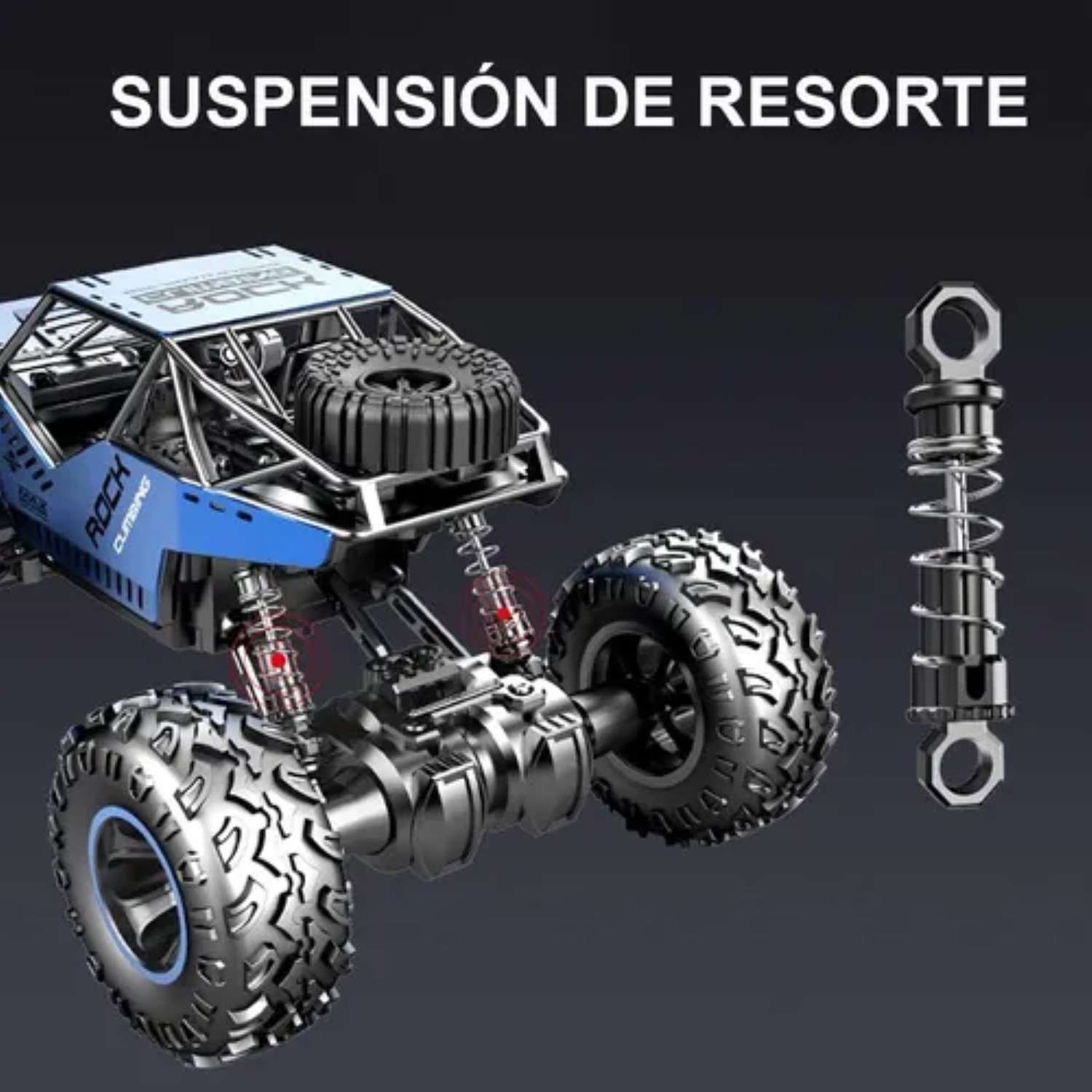Juguete Control Remoto 4x4 azul image number null