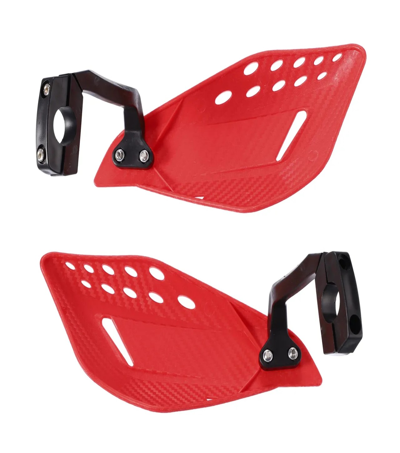 Protector Manubrio Moto Cubrepu&ntilde;o Universale Para Motocros rojo image number null