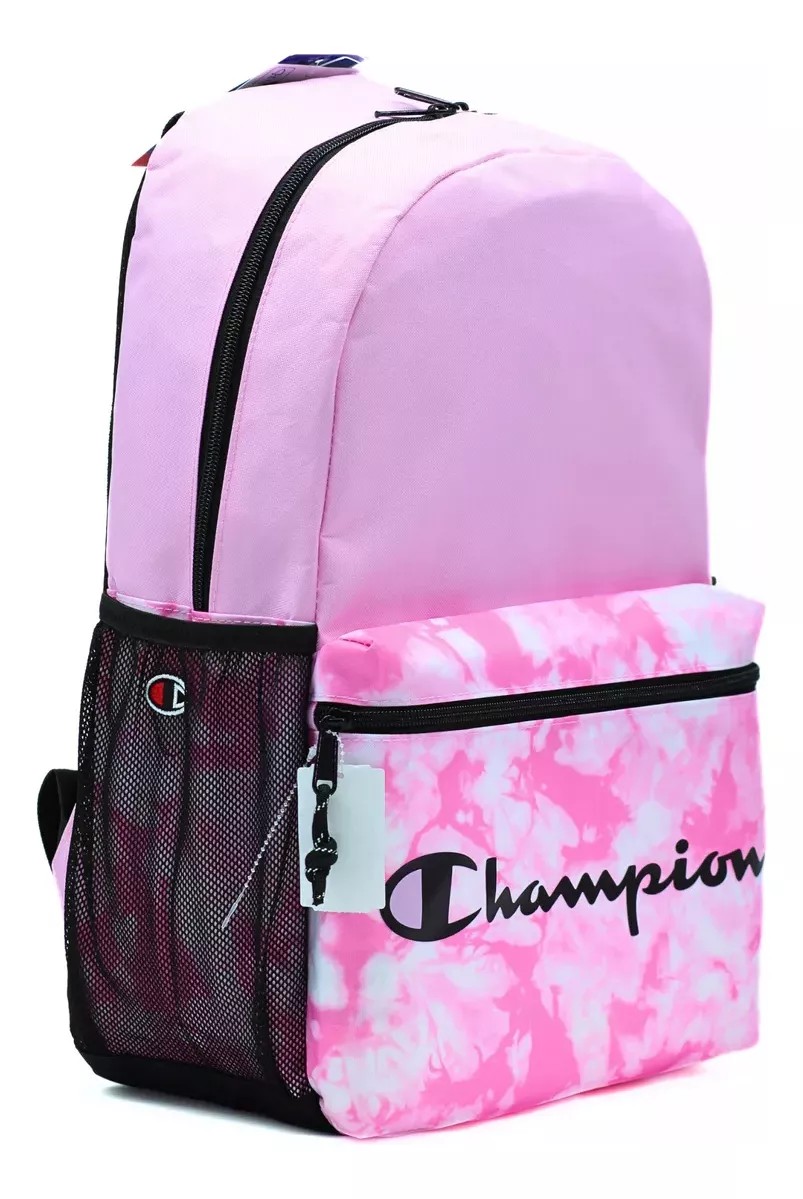 M Mochila Escolar Champion Charter Backpack Jaspeado Rosa image number null