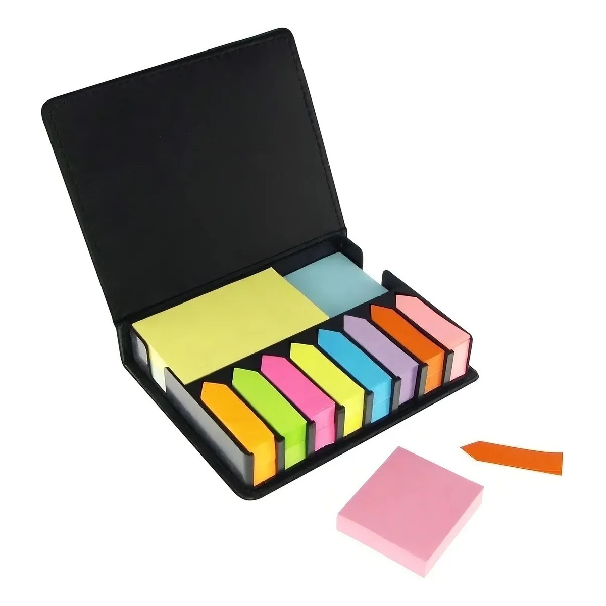 Estuche de Notas Adhesivas 13x10.5cm Rectangulares y Flecha image number null