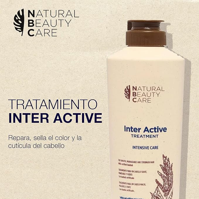 Nbc- Inter Active Tratamiento 300 ml, Tratamiento Reparador Interno, Acondicionador Externo image number null