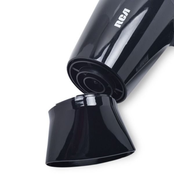SECADORA DE CABELLO RCA 1200 W NEGRA image number null