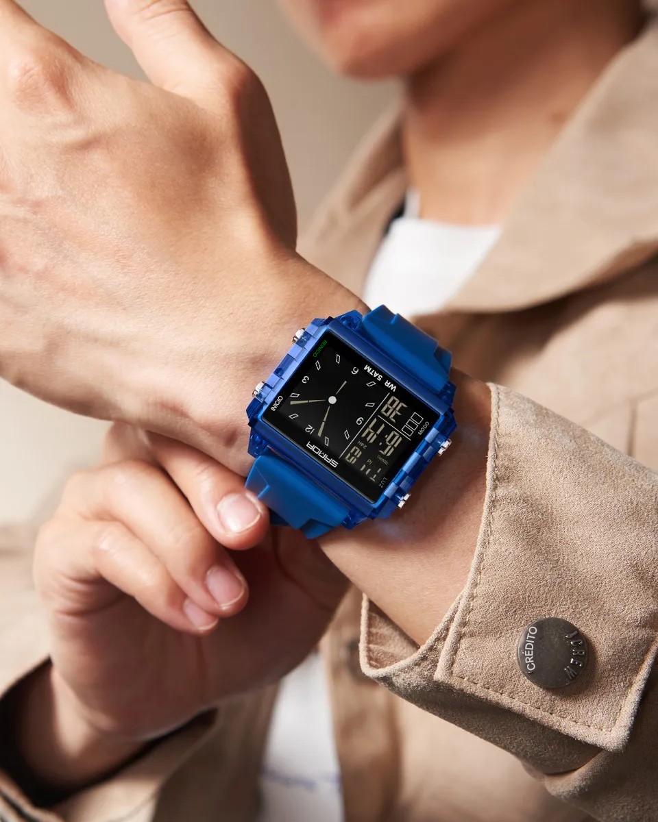 Relojes electr&oacute;nicos azul 01 calendario luminoso impermeable deportes al aire libre pulsera Digital image number null