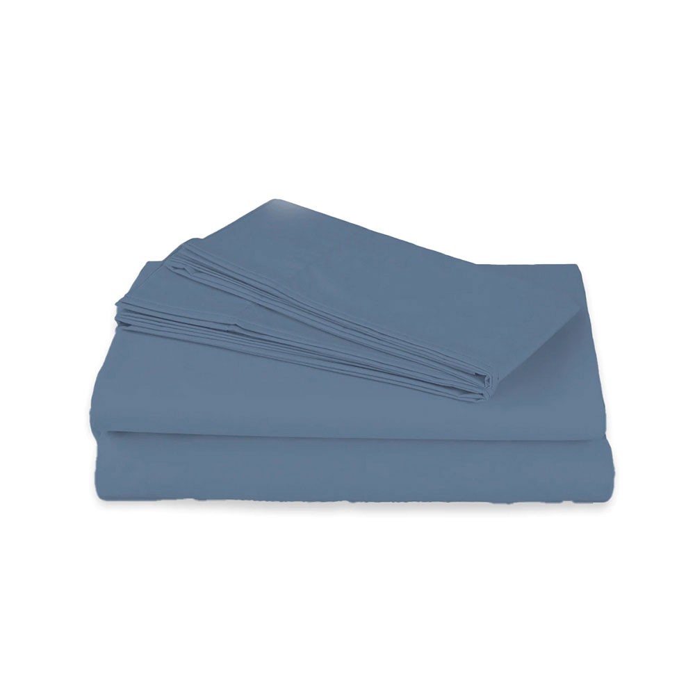S&aacute;banas Matrimonial Spring Air Basic Azul Acero +2 Almohadas Spring Air Osos image number null